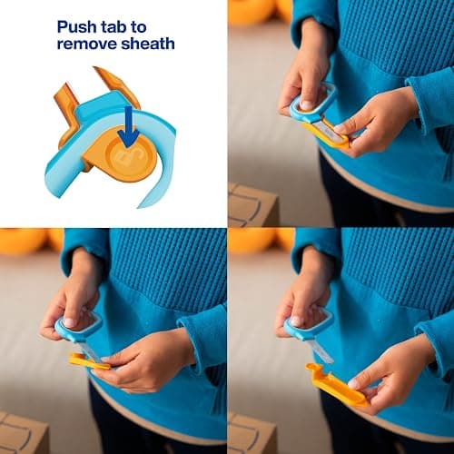 Fiskars 5" Kids Cardboard Creator, Safer Cardboard Cutting Tool thumbnail 9