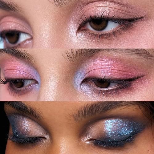 Flower Knows Shell's Jewel 6-Color Makeup Palette,Smoke Greys Eyeshadow with 4 Matte + 2 Shimmer Shades,Blendable Smooth Cute Eye Makeup,0.23 Oz(02 Deep Sea) thumbnail 7