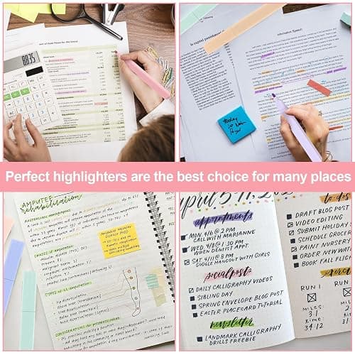Utron 12pcs Bible Highlighters, Pastel Highlighter Set, No Bleed Bible Highlighters (12 Color) thumbnail 7