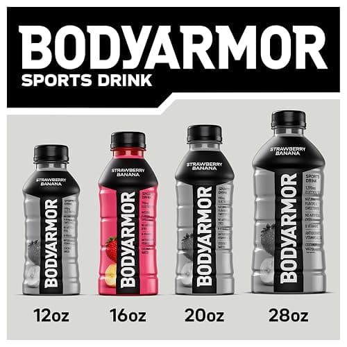 BODYARMOR Sports Drink Sports Beverage, Strawberry Banana, Coconut Water Hydration, Natural Flavors With Vitamins, Potassium-Packed Electrolytes, Perfect For Athletes, 16 Fl Oz (Pack of 12) thumbnail 7