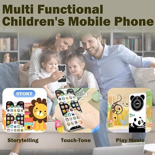 Kids Phone with 10,000+ Educational Content, Rechargeable Toddler Learning Phone with Music & Sounds, Pretend Play Cell Phone for Boys & Girls Ages, Best Gift for Toddler Toys thumbnail 3