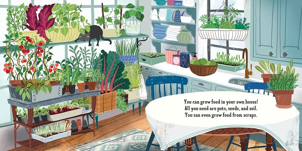 My First Book of Growing Food: Grow Herbs and Veggies with this Eco-Friendly Book for Toddlers (Terra Babies at Home) thumbnail 2