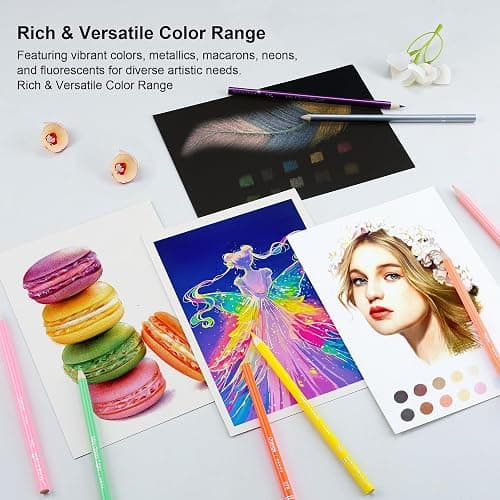 Kird Barken 80PCS Colored Pencils for Adult Coloring Books, Soft Core,Ideal for Drawing Blending Shading,professional Color Pencils Set thumbnail 6