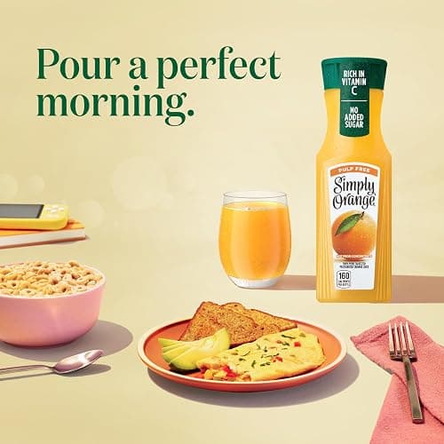 Simply Orange Juice Pulp Free, 11.5 Fl Oz Bottle thumbnail 3