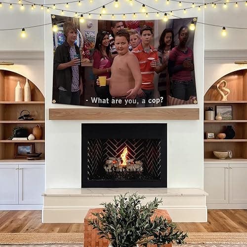 Funny Flag Gibby What are You, A Cop? 3 * 5 Feet With Four Brass Buttonholes For Hanging Suitable For Indoor And Outdoor University Dormitory Party Tapestry thumbnail 4