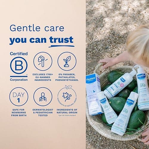 Mustela Newborn Arrival Gift Set - Baby Skincare & Bath Time Essentials - Natural & Plant Based - 5 Items Set thumbnail 6