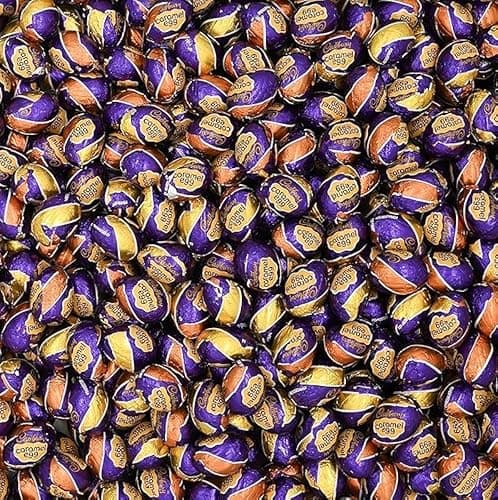 Cadbur'yEggs Milk Chocolate Caramel Filled Creamy Mini Eggs Candy - 48 Count Indvidually Wrapped Mini Eggs - Perfect for Gift Basket Filler & Beyond - Bulk Party Pack