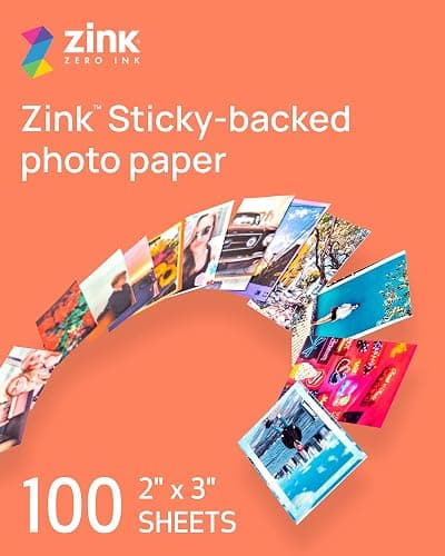 Canon Ivy Zink 2" x 3" Photo Sticker Paper 100 Sheets Pack thumbnail 2