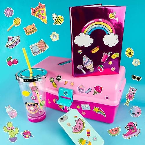 Fashion Angels 1000+ Ridiculously Cute Stickers for Kids - Fun Craft Stickers for Scrapbooks, Planners, Gifts and Rewards, 40-Page Sticker Book for Kids Ages 6+ and Up thumbnail 6