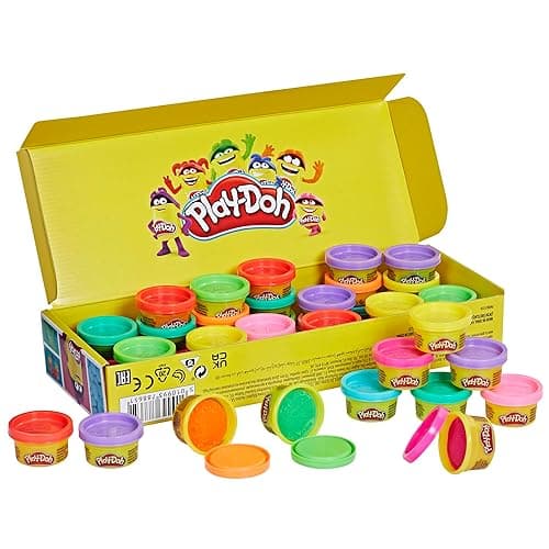 Play Doh Bulk Handout 42-Pack of 1-Ounce Modeling Compound Cans, Back to School Gifts, Prizes, & Party Favors, Kids Arts & Crafts, Preschool Toys, Ages 2+ (Amazon Exclusive) - 42 1oz Cans thumbnail 3