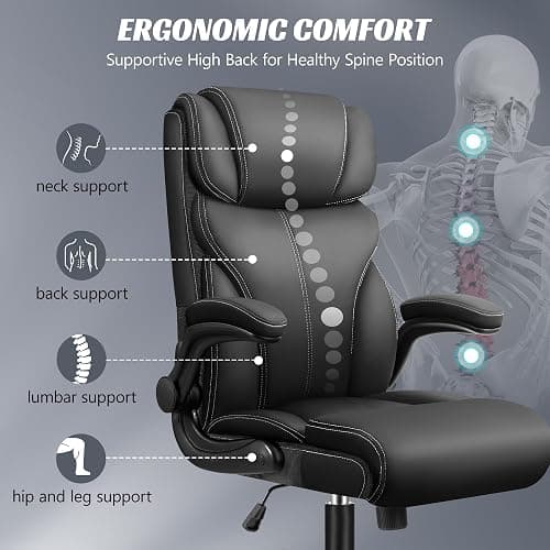 Black office chair thumbnail 5