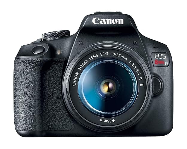 Canon EOS Rebel T7 DSLR Camera with 18-55mm Lens (Black) (Renewed) thumbnail 3