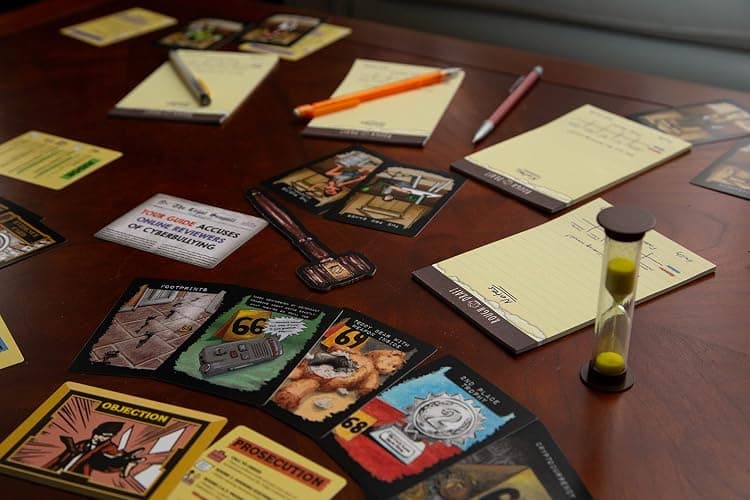 Rough Draft Games All Rise Board Game - The Ridiculous Storytelling and Debate Game in the Courtroom for 6 Players, Ages 8+ thumbnail 5