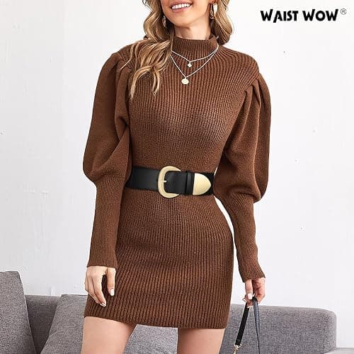 Women Wide Elastic Waist Belt for Dresses Fashion Thick Stretchy Belt for Trendy thumbnail 3