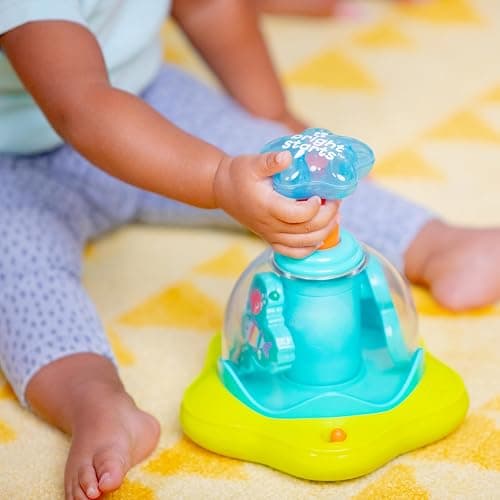 Bright Starts Press & Glow Spinner Cause and Effect Musical Baby Toy, Age 6 Months+ thumbnail 9
