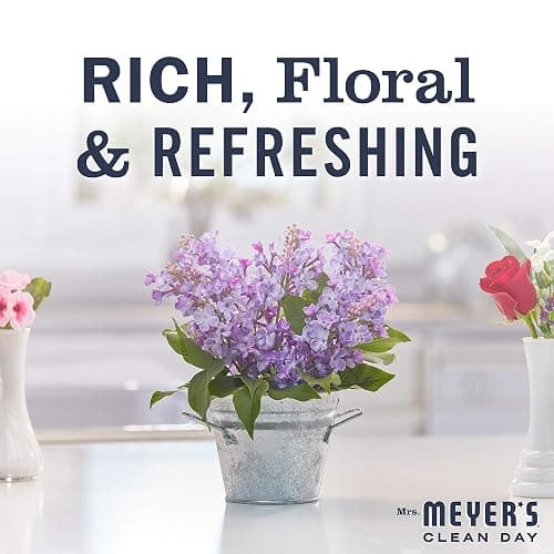 MRS. MEYER'S CLEAN DAY Room and Air Freshener Spray, Non-Aerosol Spray Bottle Infused with Essential Oils, Lilac, 8 fl. oz thumbnail 4