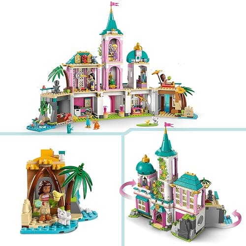 LEGO Disney Princess Castle & Royal Pets Kids Toy - Pretend Play Building Set for Girls and Boys, Ages 6+ - Includes Ariel, Rapunzel, Jasmine, Moana, and Mulan - Gift Idea for Birthdays - 43267 thumbnail 4