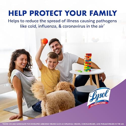 Lysol Air Sanitizer Spray with Bacterial Odor Eliminator for Home & Office, Sanitizing Air Spray, Air Freshener Alternative, Simple Fresh + Cotton Blossom + Lavender Sky, 10 oz (Pack of 3) thumbnail 7