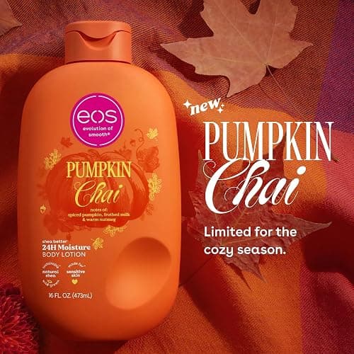 eos Pumpkin Chai Shea Better Body Lotion - 24H Moisture, 16 fl oz thumbnail 2