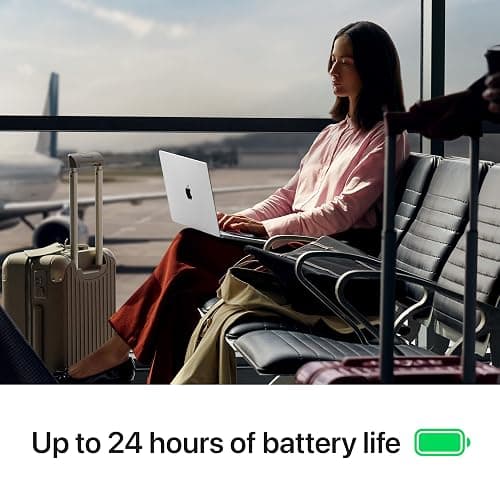 Apple 2025 MacBook Pro Laptop with M5 chip with 10‑core CPU and 10‑core GPU: 14.2-inch Liquid Retina XDR Display, 24GB Unified Memory, 1TB SSD Storage; Silver with AppleCare+ (3 Years) thumbnail 3