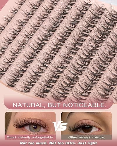 Spider Lash Clusters Wispy Fluffy Eyelash Clusters Natural Cluster Eyelash Extensions Breeze Individual Lashes Clusters Clear Band Cluster Lashes Pestañas Postizas Naturales by TNFVLONEINS thumbnail 5