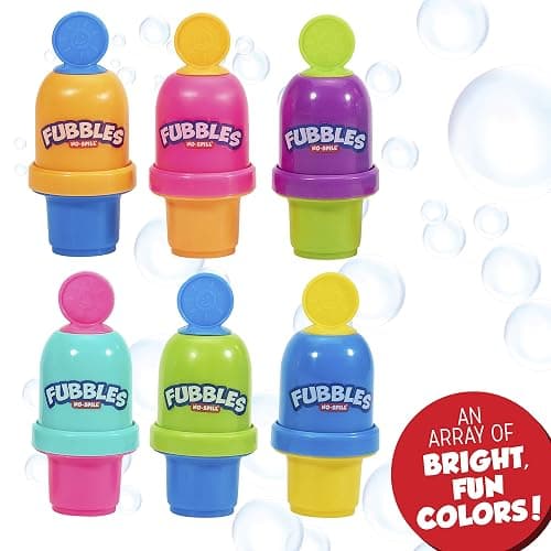 Fubbles Bubbles No-Spill Bubble Tumbler for Babies Toddlers and Kids | Includes 6oz Bubble Solution and Bubble Wand (Tumbler Colors May Vary)(Pack of 3) thumbnail 5