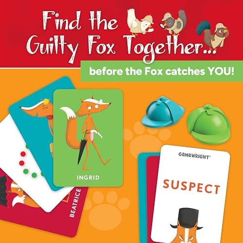 Gamewright | Outfoxed! Game | Board Game | Ages 5+ | 2-4 Players | 20 Minutes Playing Time thumbnail 5