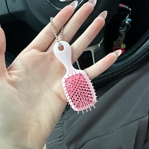 FHI Heat UNbrush Super Mini Hair Brush Keychain — Collectible Miniature Charm for Bags and Keys — Accessory for Beauty Lovers thumbnail 8