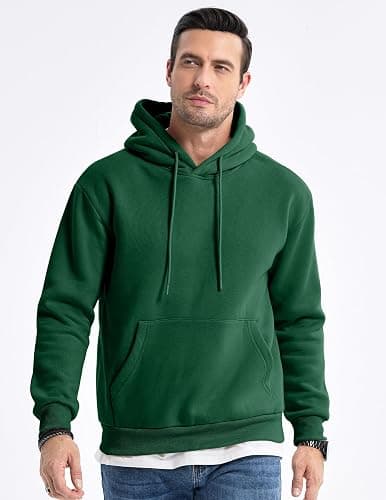 JMIERR Mens Casual Cotton Hooded Collar Drawstring Hoodies Pullover Sweatshirts Casual Long Sleeve Shirts thumbnail 8