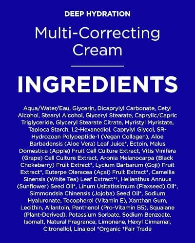 Andalou Naturals Deep Hydration Face Moisturizer Multi-Correcting Cream - Daily Skincare With Hyaluronic Acid, Vegan Collagen, & Fruit Stem Cells - Repair Skin Elasticity & Boost Hydration - 1.7 fl oz thumbnail 9