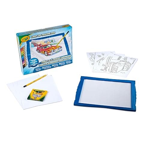 Crayola Light Up Tracing Pad - Blue, Drawing & Tracing Projector for Kids, Holiday & Christmas Gifts for Girls & Boys, Sketching Light Box Table, Toys for Kids, Ages 6+ thumbnail 3