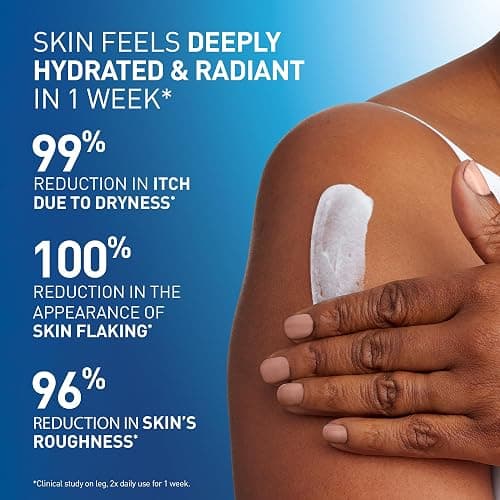 CeraVe Intensive Moisturizing Cream, Body Moisturizer With Shea Butter, 72H Hydration + Skin Barrier Repair, Fragrance-Free Body Lotion For Extremely Dry Skin, 19oz thumbnail 5