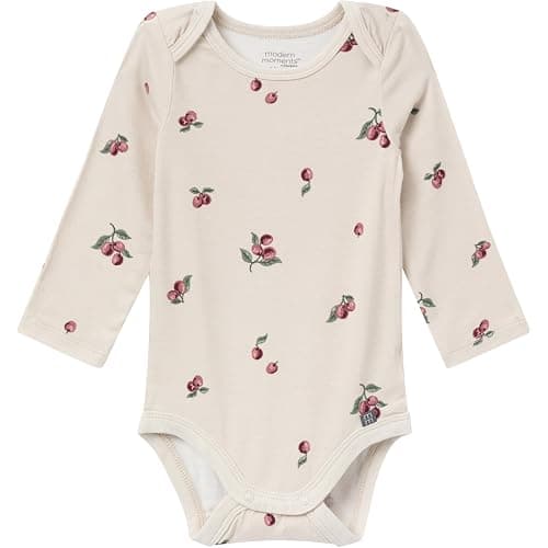 Modern Moments by Gerber baby-girls 4-pack Long-sleeve Bodysuit & Pant Set thumbnail 2