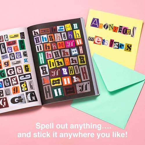 The Ransom Note Sticker Book: Thousands of letters for your anonymous messages thumbnail 4