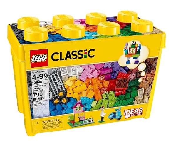 LEGO Classic Large Creative Brick Box 10698 Building Set, Toy Storage Solution for Home or Classrooms, Interactive Building Toy for Kids, Boys, and Girls thumbnail 5