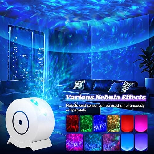 Incamity Galaxy Projector, Light Projector, Night Light Projector with 41 Lighting Modes, Galaxy Light Projector with Timer and Remote, for Kids Adults, Bedroom, Home Theater, Christmas thumbnail 4