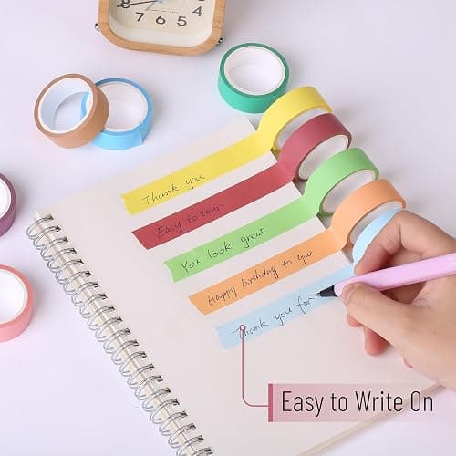 Mr. Pen- Washi Tape Set, 10 Pack, Decorative Tape, Washi Tapes, Colored Tape, Scrapbook Tape thumbnail 3