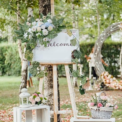 XONOR Artificial Silk Leaf Fern - Artificial Fern Leaves Stem Faux Greenery Plant for Cemetery Grave Headstone Wedding Home Garden Decoration (100Pcs, Dark Green) thumbnail 4