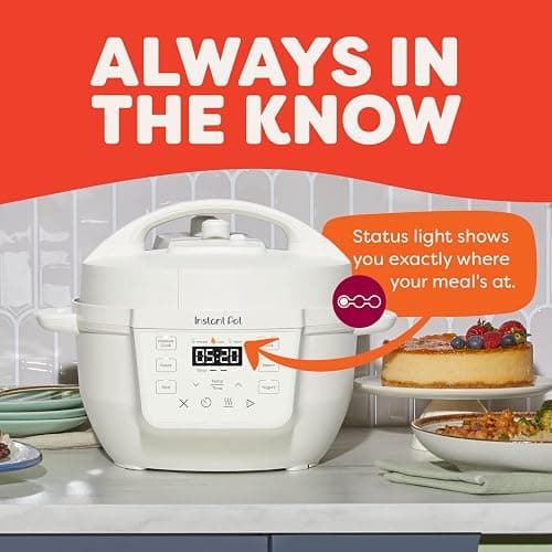 Instant Pot 4QT RIO Mini 7-in-1 Multi-Cooker, Pressure Cooker, Slow cook, Sauté, Steam, Rice Maker, Yogurt, & Warmer, Sea Salt, 4 Quarts thumbnail 3