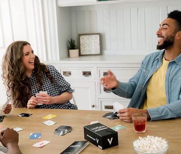 The Voting Game + After Dark Expansion Set - The Hilarious Adult Party Game About Finding Out Who Your Friends are - Perfect Christmas White Elephant Gifts, Stocking Stuffers + Board Games Night thumbnail 3