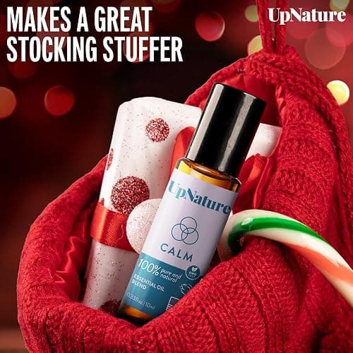 UpNature Calm Essential Oil Roll On - Stocking Stuffers for Teen Girls and Women - 100% Natural Stress Relief Aromatherapy Blend - Relaxation Self Care Gifts for Women thumbnail 7
