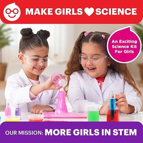 Doctor Jupiter Girls' First Science Kit for Kids Ages 4-5-6-7-8 | Christmas, Birthday Gift Ideas for 4+ Year Old Girls | STEM Toy Kit with 100+ Experiments | Learning & Educational Projects thumbnail 2