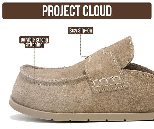100% Genuine Leather Slip On Womens Clogs - Fall Mules for Women 2026 | Plush & Soft Insole with Arch Support for Comfort; Non Slip Mules & Clogs for Women Footwear; Water Resistant Women Shoes thumbnail 3