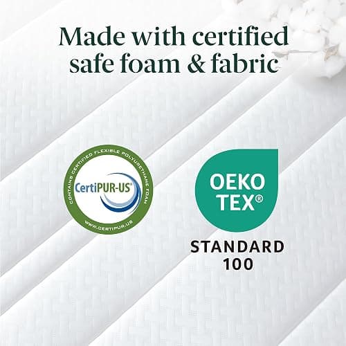 Zinus 12 Inch Foam and Spring Hybrid Mattress [New Version], Queen, Fiberglass Free, Medium Firmness, Durable Support, Certified Safe Foams & Fabric, Mattress in A Box thumbnail 5