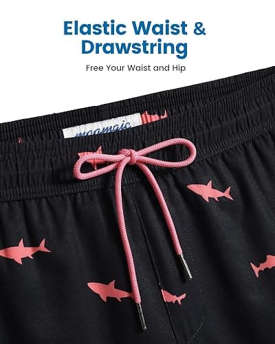 maamgic 2 in 1 Mens Swim Trunks 7 Inch Swim Shorts Swim Suits Board Shorts thumbnail 5