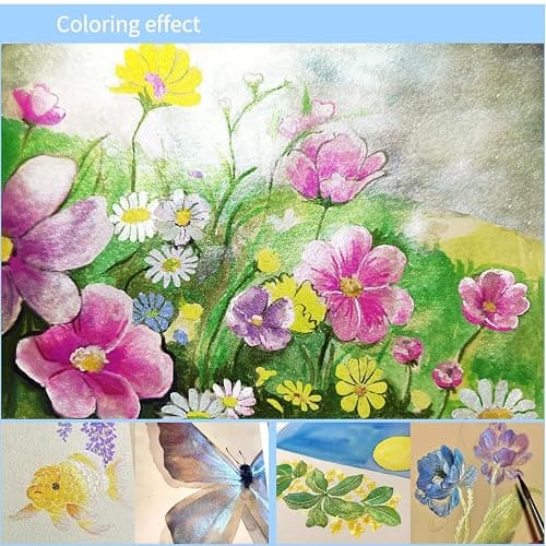 YZYBFUQ 2ml Large Capacity Metallic Watercolor Paint Set, 36/60/84 Color Metallic/Pearlescent/Glitter/Color Shifting/Shimmer Water Color Paint for Adult Kids with 2 Paintbrushes thumbnail 4