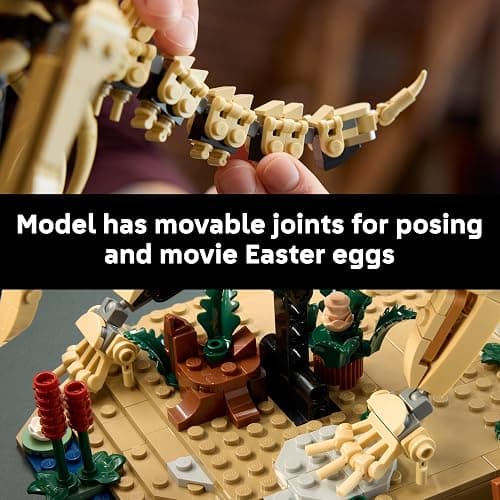 LEGO Jurassic World Dinosaur Fossils: Triceratops 77985 | Building Set for Adults, Ages 18+, Posable Dinosaur Fossil Display, Bedroom or Home Office Decor, 1154 pieces, Gift Ideas thumbnail 6