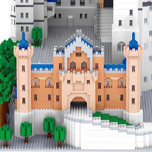 alltogetho Huge Swan Stone Castle Micro Mini Blocks – 10000pcs Challenging Building Set, High-Difficulty 3D Puzzle, Ultimate Achievement, Cool Decorative Piece, Perfect Time-Killer thumbnail 2