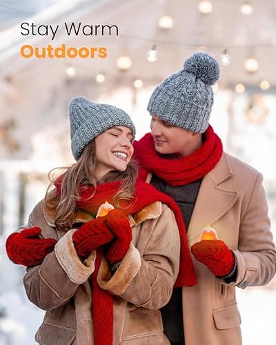 Gaiatop Magnetic Hand Warmers Rechargeable 2 Pack, 3 Settings Cute Pocket Penguin, Fast Hot Hands Reusable Portable Electric Heater for Camping Hunting Golf, Stocking Stuffers Gifts for Women Men thumbnail 7