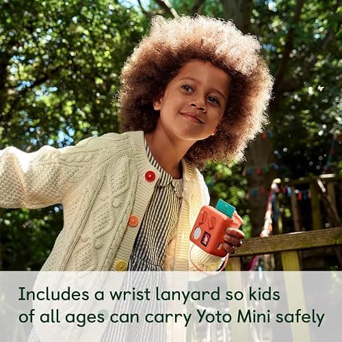 Yoto Mini Adventure Jacket in Fruit Punch (Orange) with Matching Wrist Lanyard – Accessory for Kids Mini Audio Device, Anti-Slip Silicone Skin Cover, Fitted Protective Sleeve Case thumbnail 4